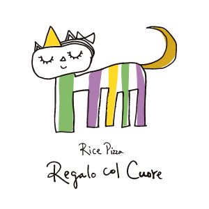 無農薬で育った、お米のピザ RicePizza Regalo col Cuore